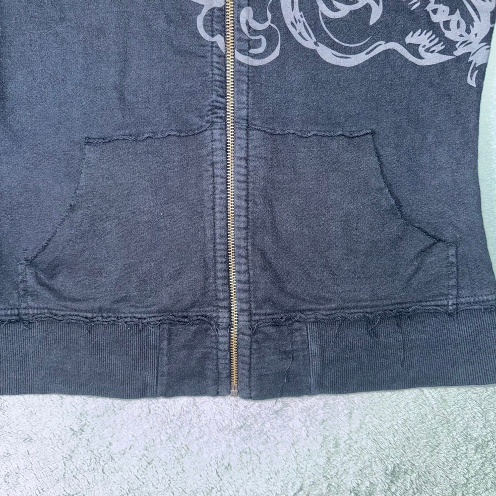 Mudd Womens Blue Jean Shorts Size 13 Zip closure Mom Y2k 3"inseam - Picture 11 of 11